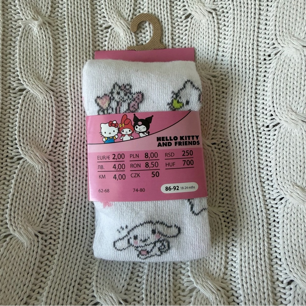 Hello Kitty Tights Baby 18 24 Months NEW Sanrio Kawaii Leggings Cinnamaroll